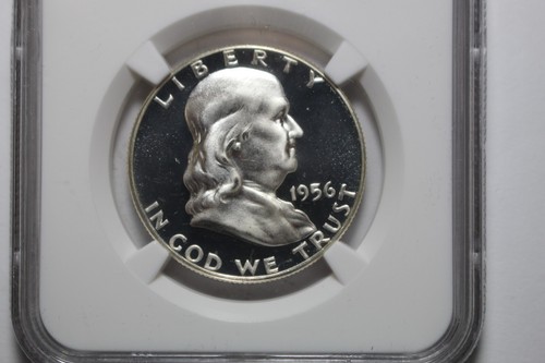 1956 Type 2 Franklin Half Dollar PF68 Ultra Cameo NGC #004 - Picture 2 of 6