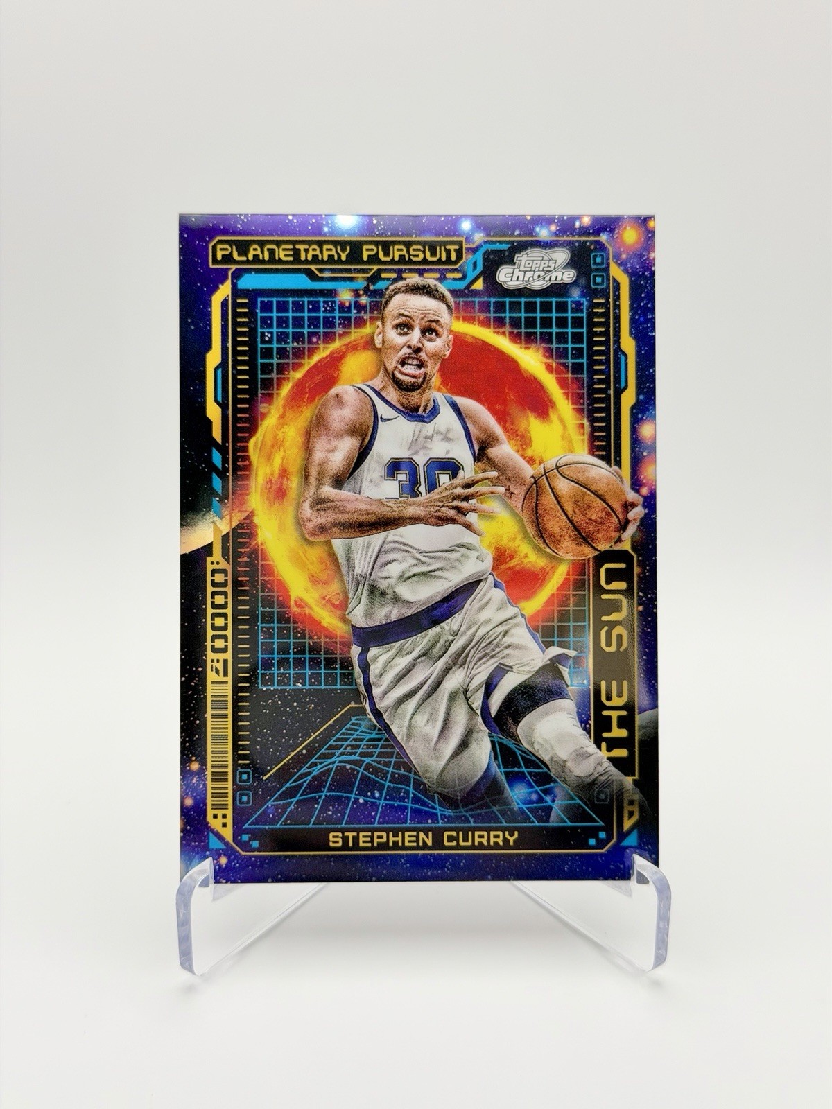 2023-24 Topps Cosmic Chrome - Planetary Pursuit Stephen Curry #PPS-2 Sun