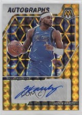 2023-24 Panini Mosaic Auto Mosaic Gold Prizm 2/10 Jaden Hardy #AM-HDY Auto 1o2