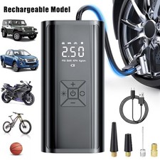 Elektrische Akku Luftpumpe 350 PSI Auto Reifen Druckluft Fahrrad Kompressor 12V