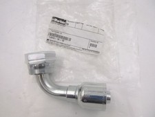 Parker 1" Crimp Style Hydraulic Hose Fitting 1J943-16-12 43-Series Steel