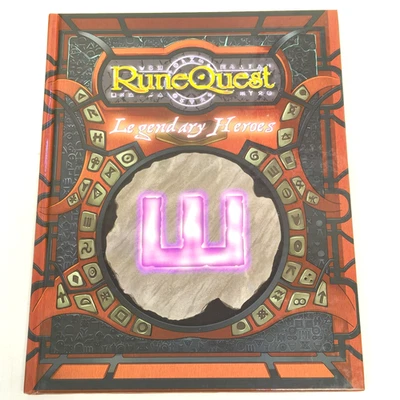 Runequest - Legendary Heroes - Mongoose Publishing - Hardcover - Image 1 of 3