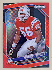 2025 Panini Prizm Black Andre Tippett Red Power Prizm /75 NE Patriots #92