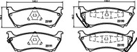 Hella Pagid Bremsbelagsatz Scheibenbremse 8DB 355 008-671 FüR Mercedes Klasse