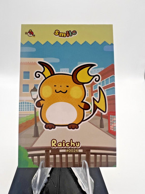 Raichu #26 - Cracked Ice Holo - Smile Card Database- Pokemon