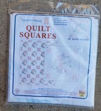 Jack Dempsey Needle Art Interlocking Hummingbird Quilt Block 6pk 18"x18" 732-293