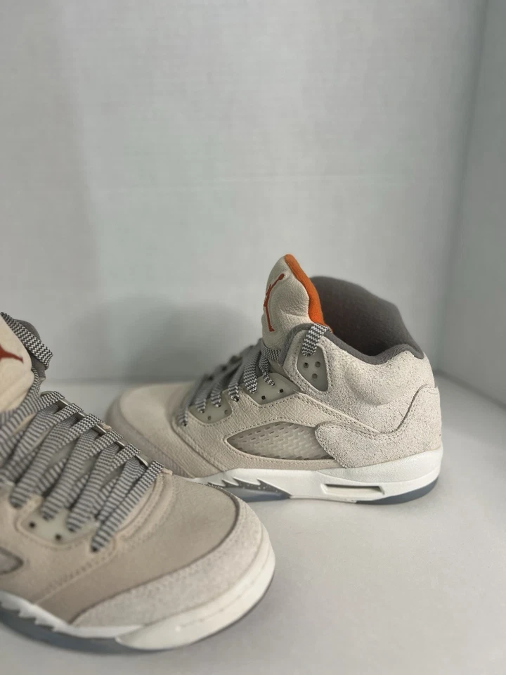 🔥Joven Talla 4 Nike Air Jordan 5 Retro SE Artesanal Orewood Marrón FD9220-180 Foto 4 de 4