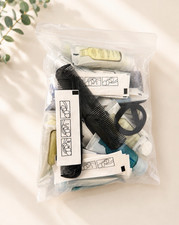 Travel Toiletry Amenity Kit Lot Mixed Personal Care Items 4 packages