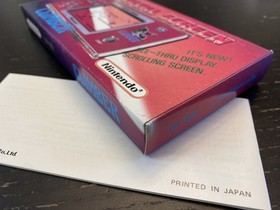 Nintendo Game And Watch Crystal Screen Climber BOX & MANUAL ONLY -NO GAME DR-802