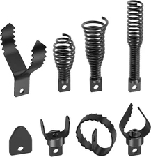 Drain Snake Drill Attachments,8-Piece Drain Cleaner Combination Cutter Heads, Us