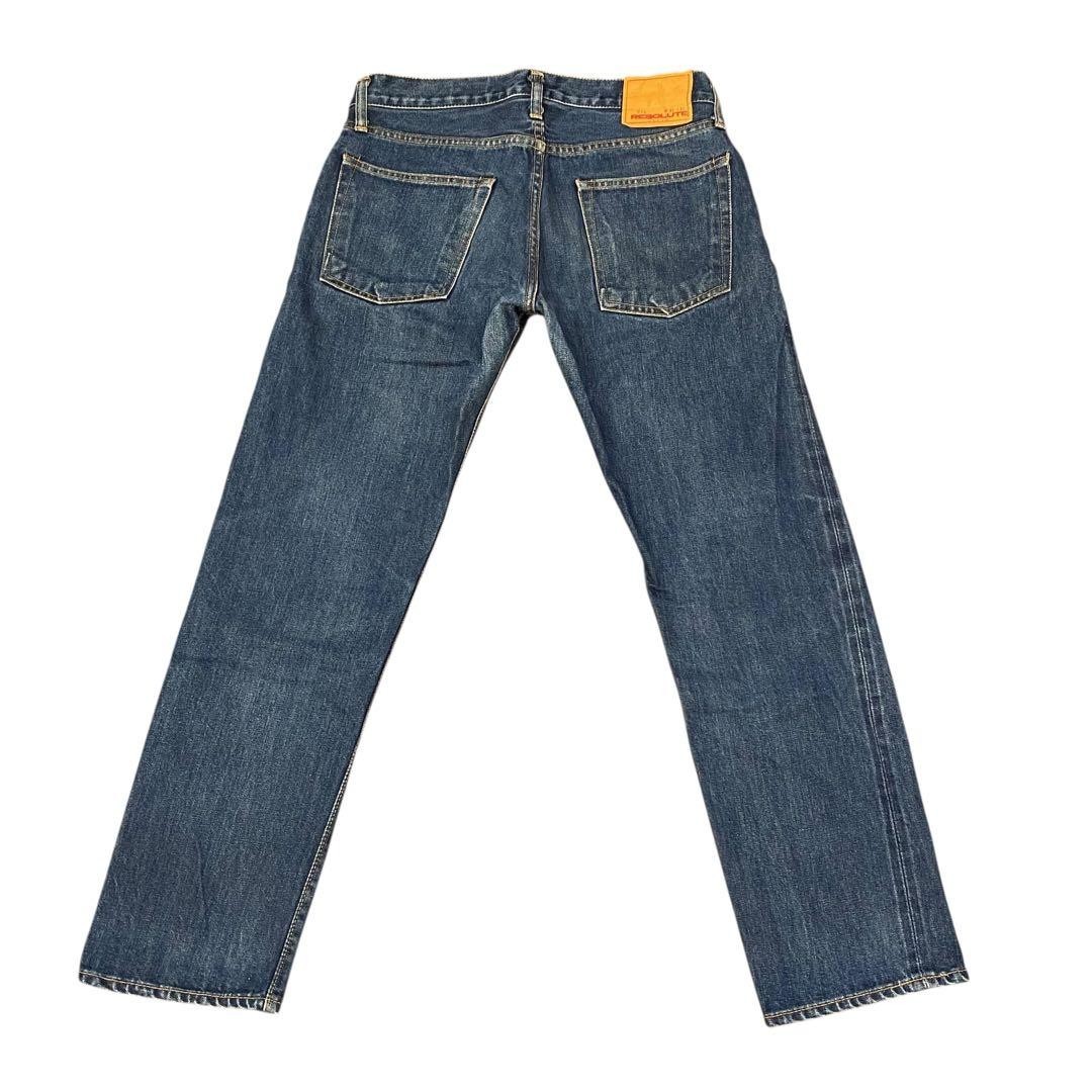 RESOLUTE 712 Selvedge Denim Jeans Indigo Blue Made in Japan W33
