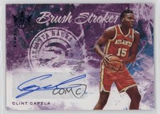 2021-22 Panini Court Kings Brush Strokes 14/75 Clint Capela #BR-CCP Auto 0az8