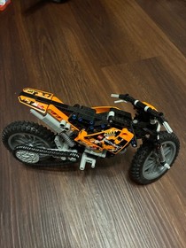 Lego Moto Cross Bike Technic 42007 Complete Used Free Shipping