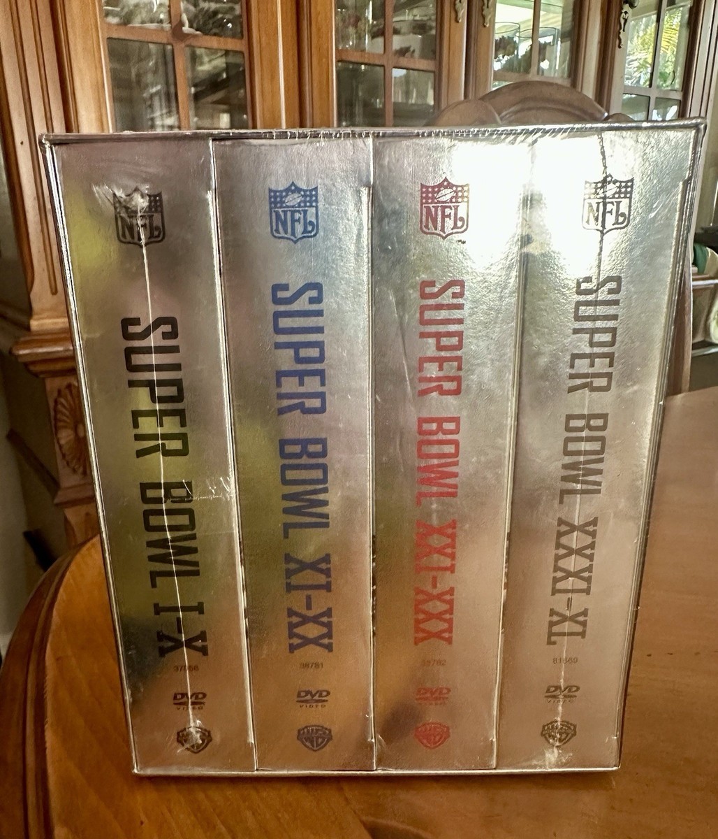 NFL Super Bowl Collection: I-XL (DVD, 2006, 20-Disc Set) for
