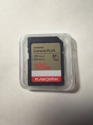 BRAND NEW SanDisk Extreme 128GB UHS-I SDXC Memory Card (SDSDXV5-128G-ANCIN)
