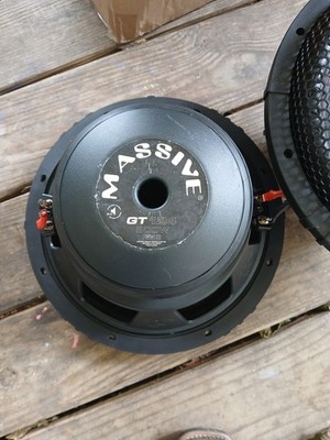 Massive Audio Gt124 500w Rms (PAIR)