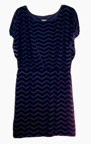 VETEMENTS Abito donna White Ho mercato nero taglia M nero velluto chevron B7