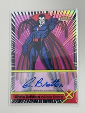 Mister Sinister Chris Britton Auto Topps Finest X-Men 97 2025 #VA-CH 