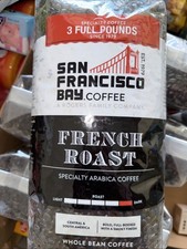 San Francisco Ba French Roast Gourmet Dark Roast 100% Arabica Coffee, 3lb, 14.33 per pound