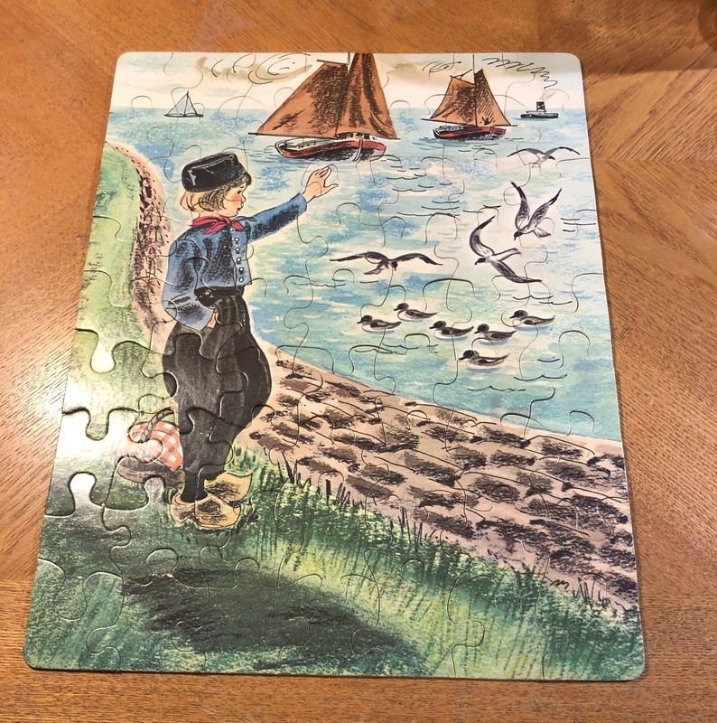 Vintage Whitman Jigsaw Picture Puzzle Complete 