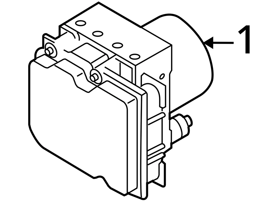 Módulo de control de bomba ABS Mazda Mx-5 Miata 2009-2015 NWSD6 Foto 4 de 4