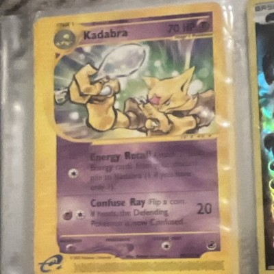 Pokemon TCG Kadabra 084/165 Expedition Base Set Regular Uncommon HP 70