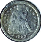 1853 ARROWS SEATED LIBERTY DIME - 90% SILVER - DLS 183