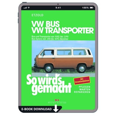 VW Bus Caravelle T3 1982-1990 So wird's gemacht Werkstatthandbuch E-Book PDF