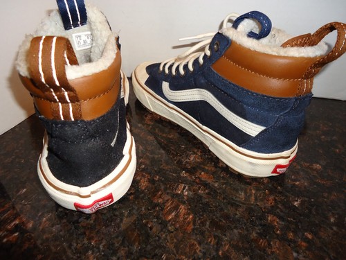 Vans Off The Wall Men's size 7M/Women's size 8.5M Winter Suede Boots Black - Picture 5 of 14