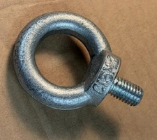 M12 Lifting EYE BOLT (Medium), 750 lb (340 kg) Loading Capacity ZINC COATED CAST