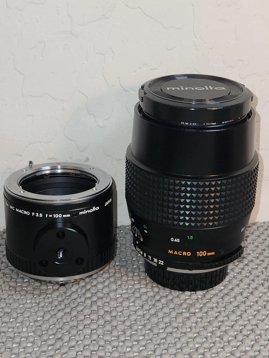 Minolta f/3.5 Camera Lenses 100mm Focal for sale | eBay