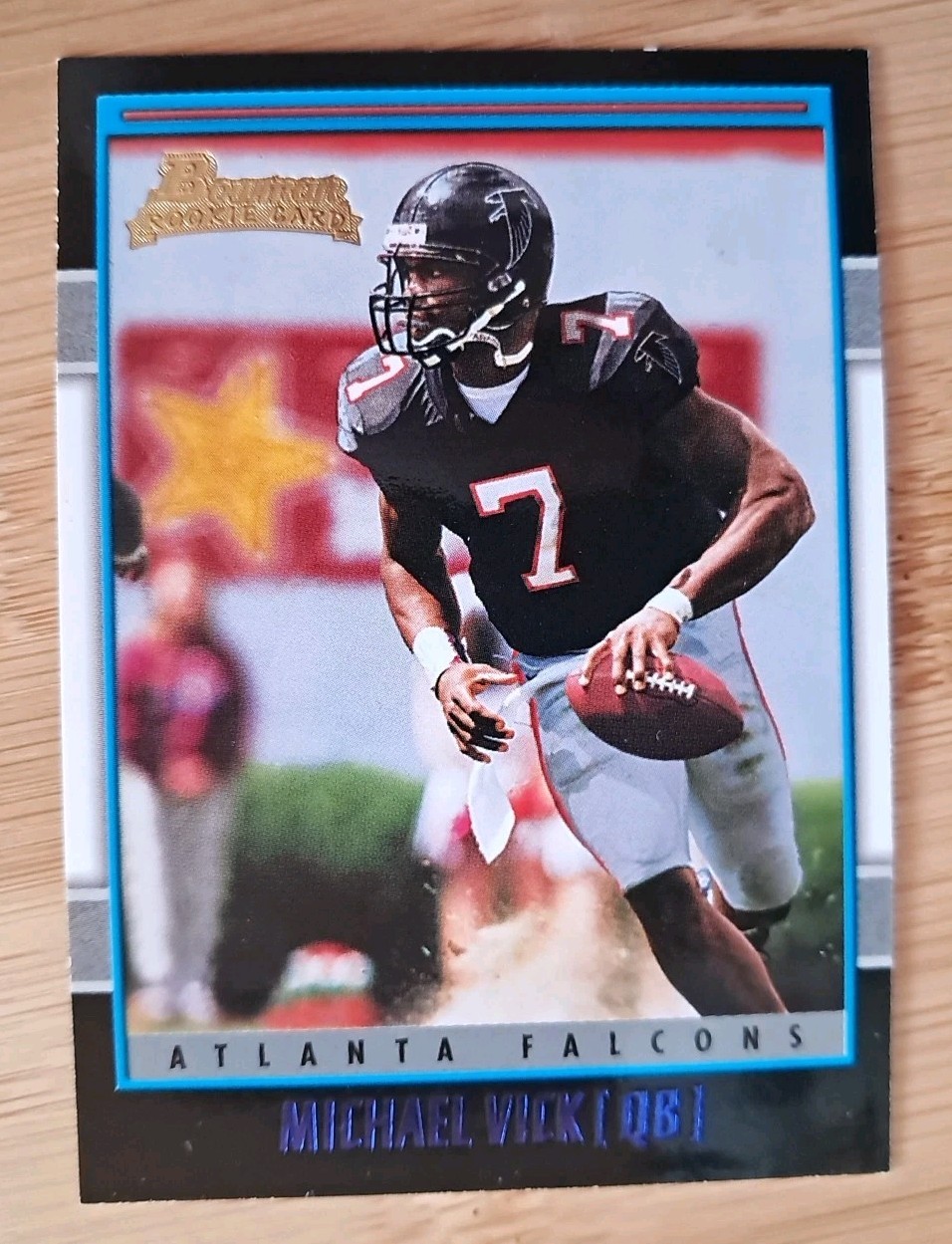 Michael Vick Bowman 2001 RC Rookie #200 Blue