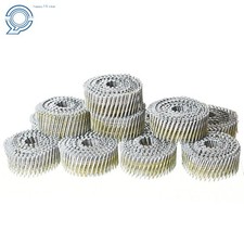 3600Pcs 1-3/4" x .092" Siding Nails 15 Degree Collated Wire Coil Full Round Head