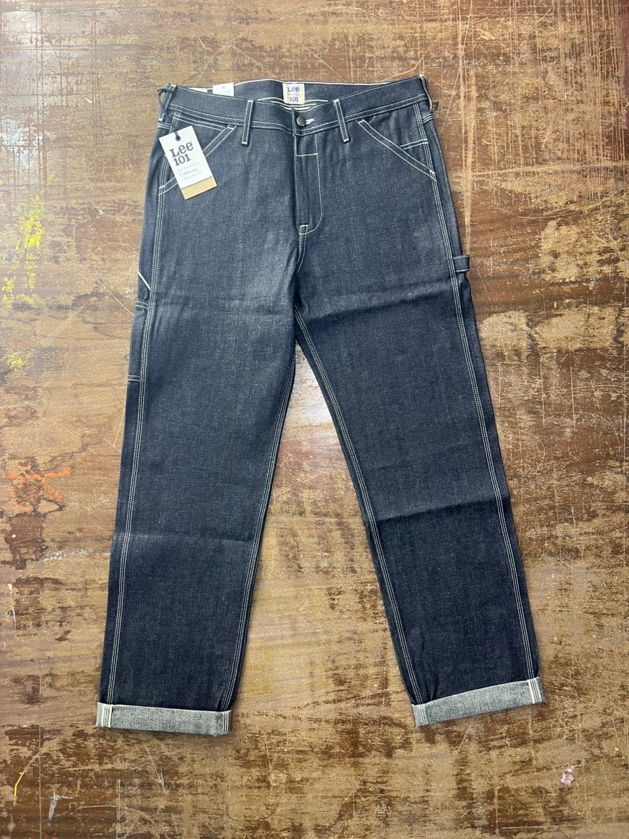 LEE 101 Carpenter Hemp Jelt Denim Raw Selvedge Jeans 34x34 NWT | eBay