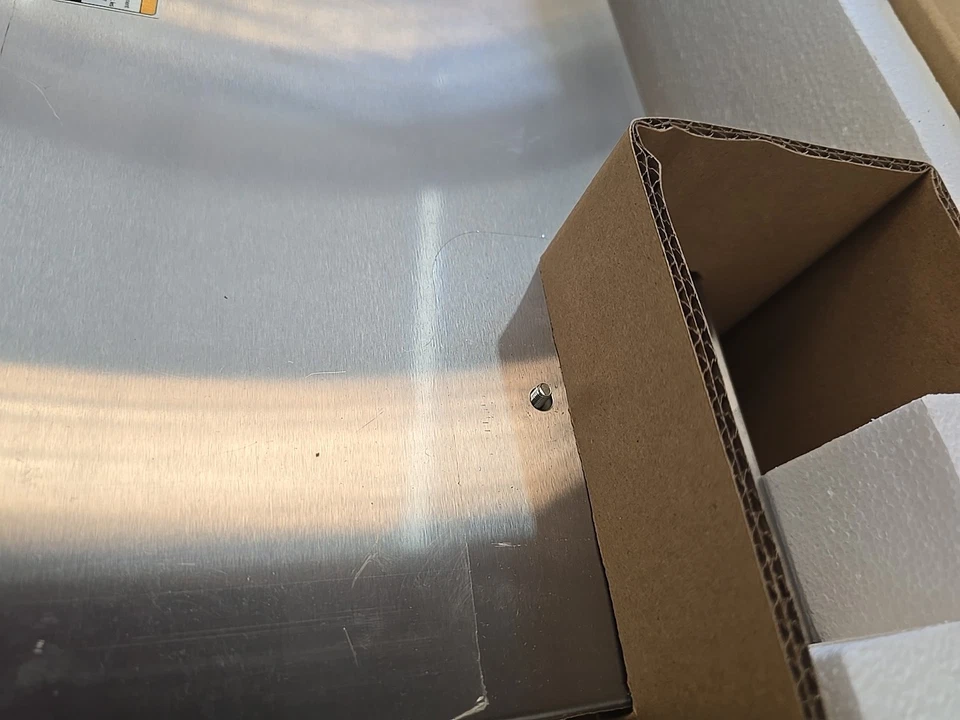 Panel de puerta de acero inoxidable Fisher & Paykel ADD24STPX sin manija 23,5" X 17,5"  Foto 3 de 4