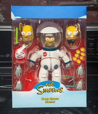 #ad Super 7 The Simpsons Ultimates Deep Space Homer 7 Inch Action Figure $69.00
