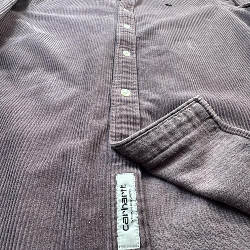 Carhartt WIP Embroidered Logo Button Down Cord Hemd S - Bild 6 von 7