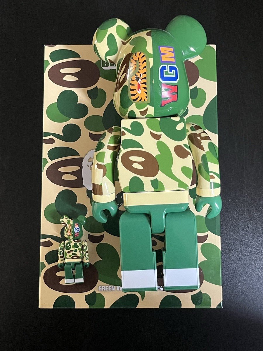 BE@RBRICK BABY MILO CAMO SHARK 100％400％ BABY MILO CAMO SHARK BE@RBRICK 100%&400% | bape.com