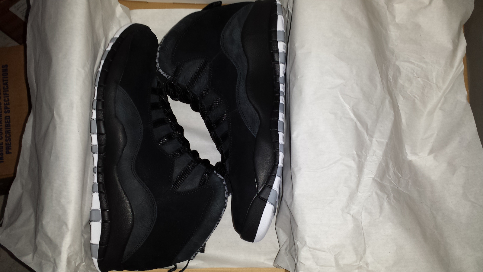 NIKE AIR JORDAN RETRO 10 STEALTH sz 10.5 DEADSTOCK NIKE AIR JORDAN RETRO 10 STEALTH sz 10.5 DEADSTOCK