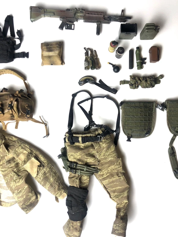 US NSW Forces Desert Ops Mk43 Tiger Stripe BDU Ver Mixed Lot With Additionals - Image 3 of 4