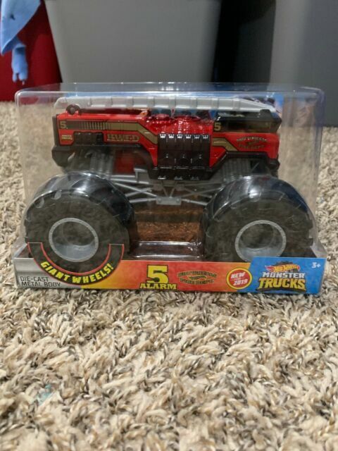 hot wheels 5 alarm monster truck