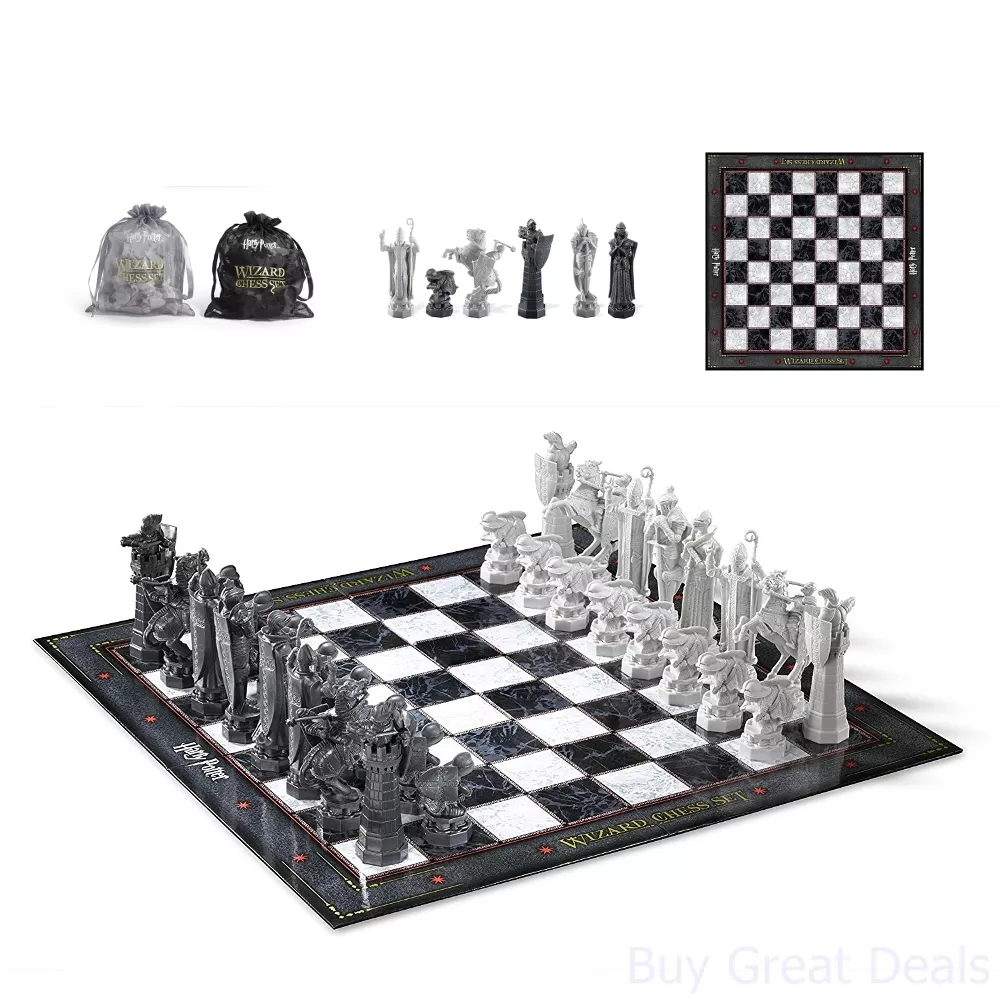 My Harry Potter Wizards' Chess Set Makeover  Harry potter chess, Harry  potter chess set, Harry potter chess board