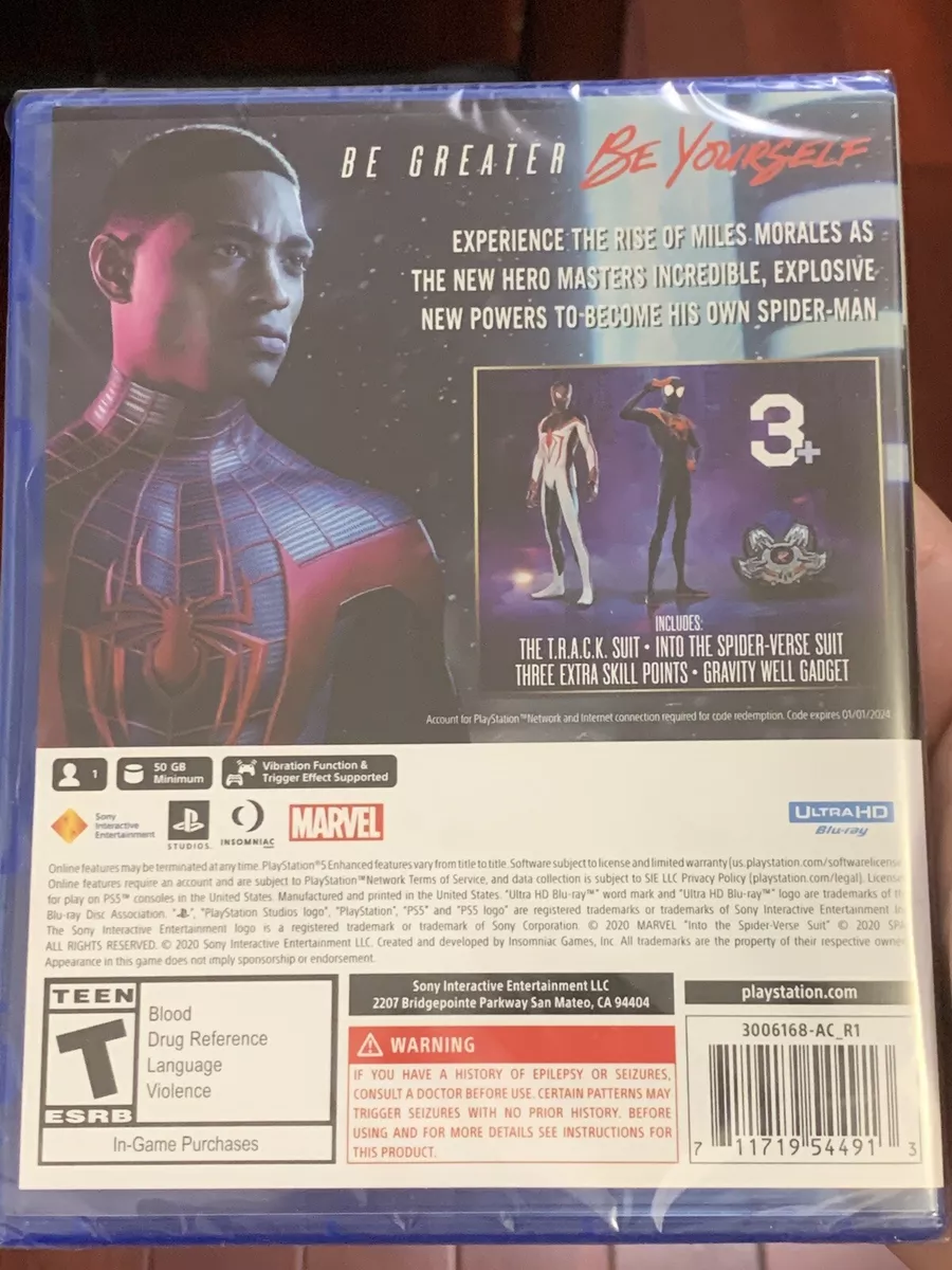 PS5 Gets First Official Box Art for Spider-Man Miles Morales