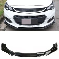For Chevrolet Cruze Universal Front Bumper Lip Spoiler Splitter Glossy Black