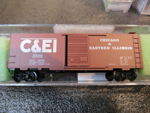 N - Micro-Trains 20560 - 40’ puerta corredera vagón de carga, Chicago Eastern Illinois LN | Zustand: Used