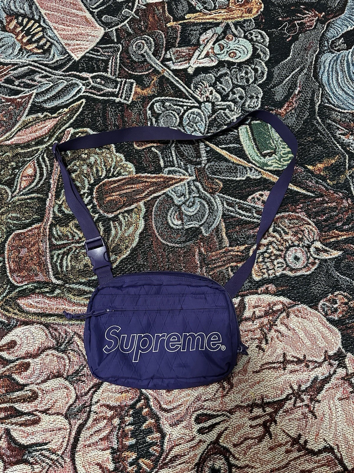 Sac à bandoulière Supreme FW18 violet