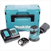 Makita Dbo 180 SA1J Akku Exzenterschleifer 18 V 125 Mm + 1X Akku 2,0 Ah + Lader
