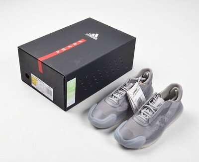 Adidas X Prada Luna Rossa 21 Core Gray Sneakers Size US EU 40
