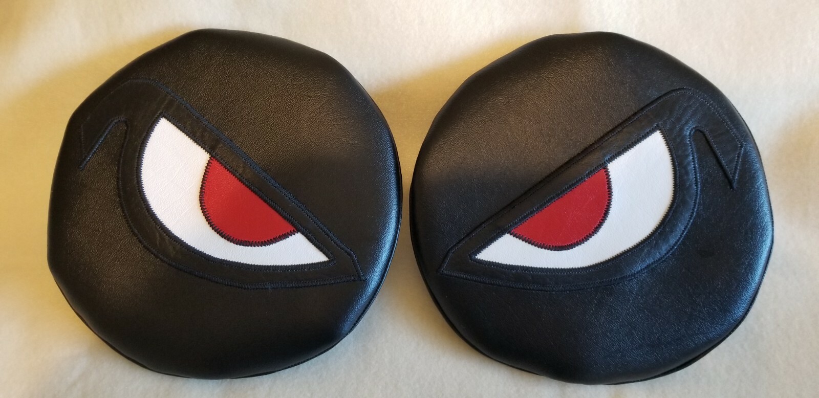 VW DUNE BUGGY MARINE VINYL HEADLIGHT COVERS 7" BLACK eBay