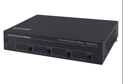 Blackbird 4K 4x4 HDMI Matrix HDR 18Gbps 4K@60Hz YCbCr 4:4:4 HDCP 2.2 (15750)